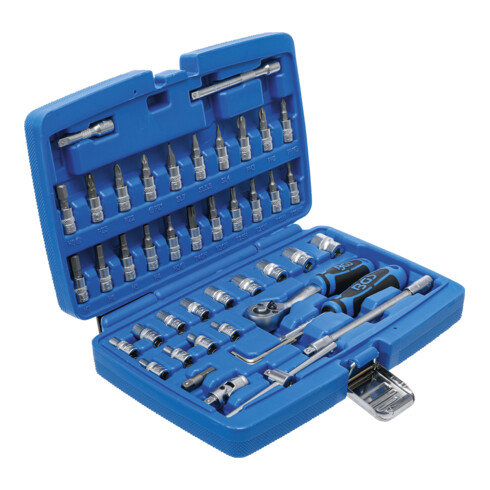 BGS Set di chiavi a bussola 2146, azionamento 6,3mm (1/4"), 46pz.