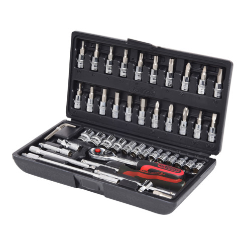 KS Tools Chiavi a bussola 1/4" CHROMEplus, 48pz.