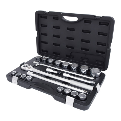 KS Tools Set di chiavi a bussola 3/4", 21pz. esagonali
