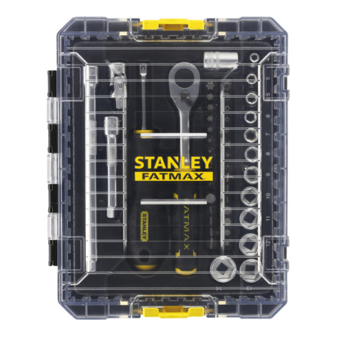 Stanley Set di chiavi a bussola STAK 1/4", 48pz.