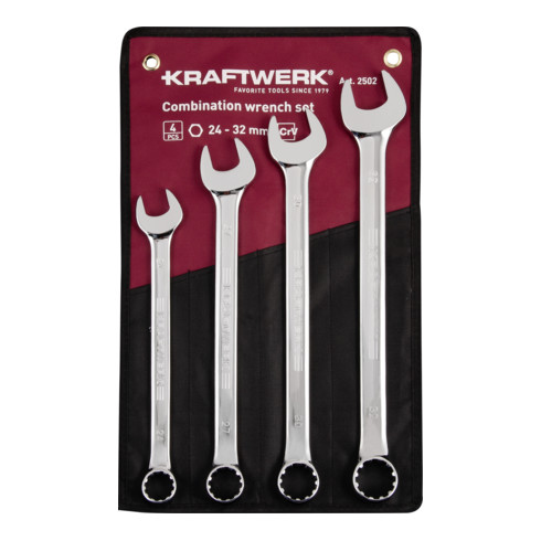 Kraftwerk Set di chiavi combinate 24-32mm, 4pz.