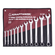 Kraftwerk Set di chiavi combinate 3/8"-1", 11pz.