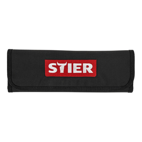 STIER Set di chiavi combinate a cricchetto con anello di tenuta, 7 pezzi