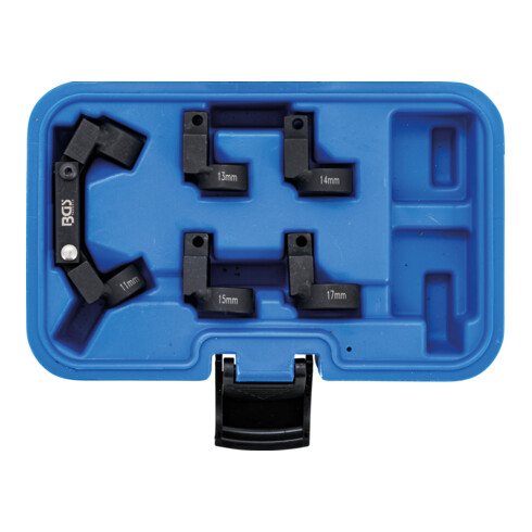 BGS Set di chiavi per tubi flessibile a 5 teste intercambiabili per 10mm (3/8"), apertura 11 - 17mm