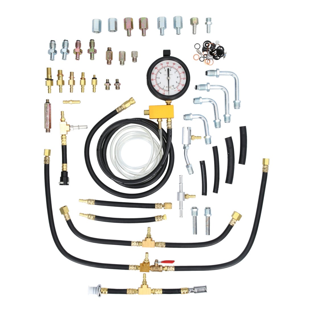 Set di controllo della pressione della benzina Brilliant Tools, 0 - 8 bar, 44 pz