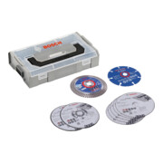 Bosch Set Disco da taglio 76mm 9pz. + Mini L-BOXX-1