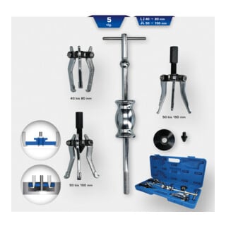 Set di estrattori interni ed esterni Brilliant Tools, 5 pz
