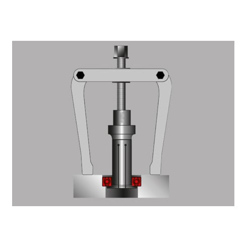 Set di estrattori per cuscinetti interni con foro cieco Brilliant Tools, 16 pz