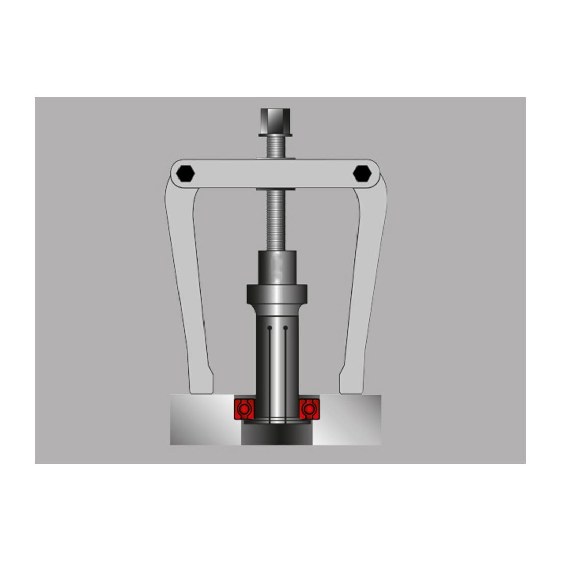 Set di estrattori per cuscinetti interni con foro cieco Brilliant Tools, 16 pz