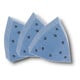 Set di fogli abrasivi, zirconio, Lunghezza bordo 130 mm-1