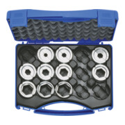 Set di inserti per crimpatura Klauke 10-300 mm² A22 in valigetta di plastica, serie 22, 11 pezzi-1