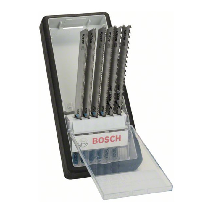 Bosch Set lame per seghetto alternativo Robust Line M,etal Profile, Albero a T, 6pz.