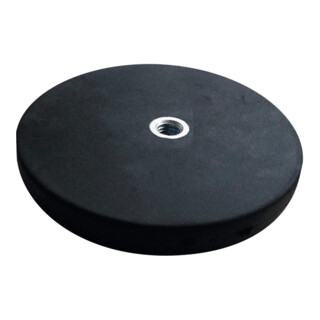 Set di magneti piatti con boccola filettata piatta, 2pz., neodimio, ⌀66mm