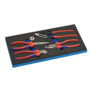 Set di pinze Knipex larghezza 185 x diametro 385 x altezza 30 mm 1/3 modulo utensili 4 pz.
