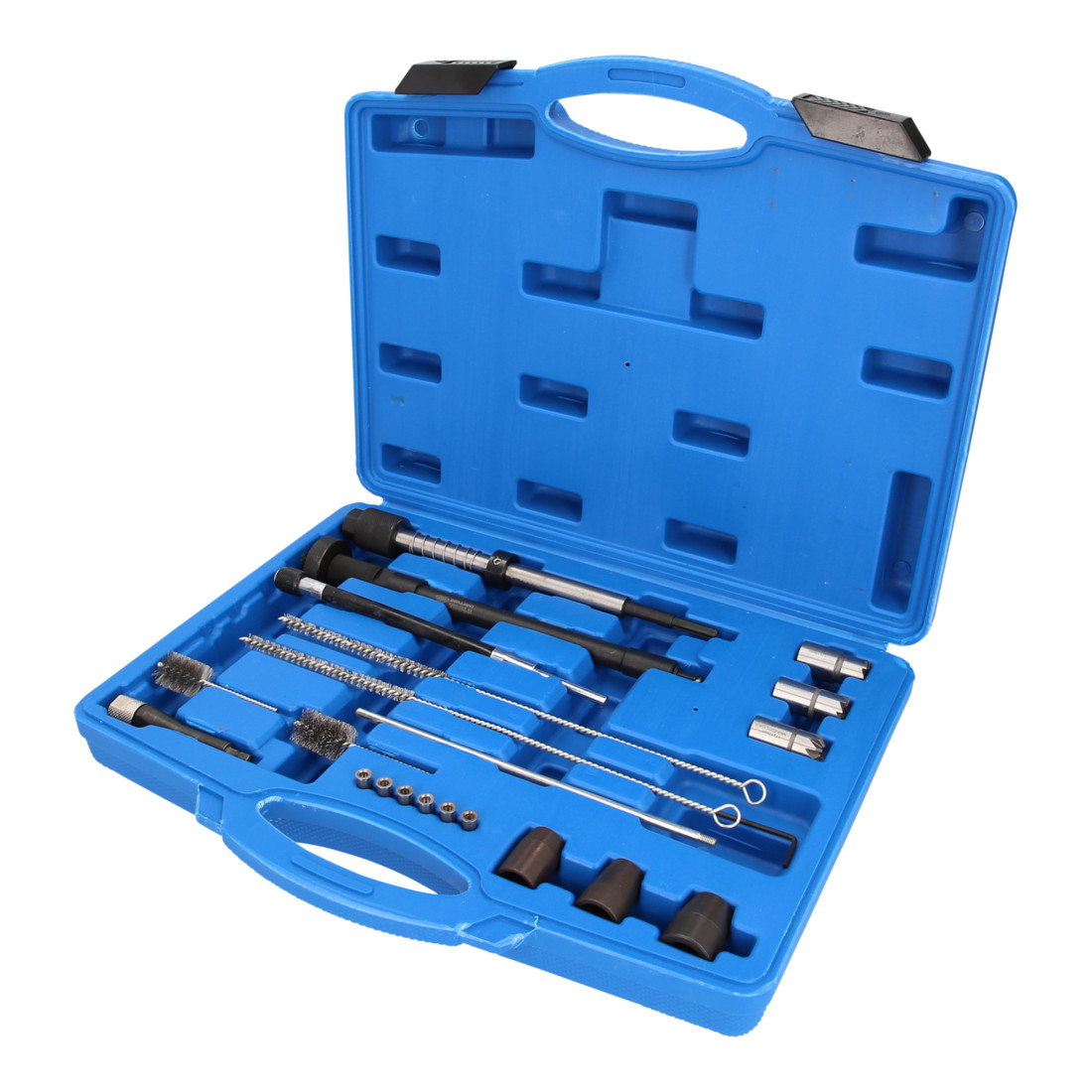 Set di pulizia per sedi di iniettore e vani Brilliant Tools, 21 pz