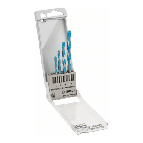 Bosch Set di punte per Punta trapano multiuso CYL-9 MultiConstruction, 4pz. 4 - 8mm
