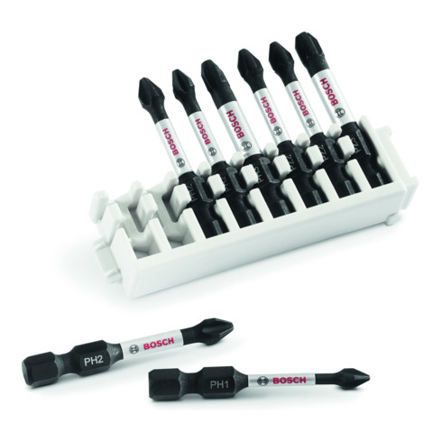 Bosch Set di bit per avvitatori Professional Impact Control Pick and Click Phillips e Pozidriv 50mm 8pz.