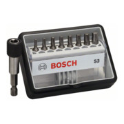 Bosch Set di bit per cacciavite Robust Line S, extra-duri, 8 + 1pz. 25mm Torx