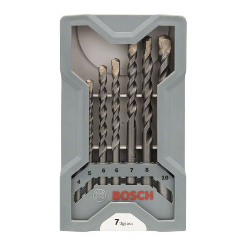 Bosch Set di punte per calcestruzzo CYL-3 Silver Percussion 7 pezzi 4, 5 6, 6 7, 8 10 mm