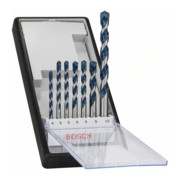 Bosch Set di punte per calcestruzzo Robust Line CYL-5, blu granito, 4 - 10 mm, 7 pezzi