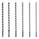 STIER Set di punte per fori profondi a elica 6 pezzi 385 / 460 mm 10 - 20 mm acciaio per molle-5