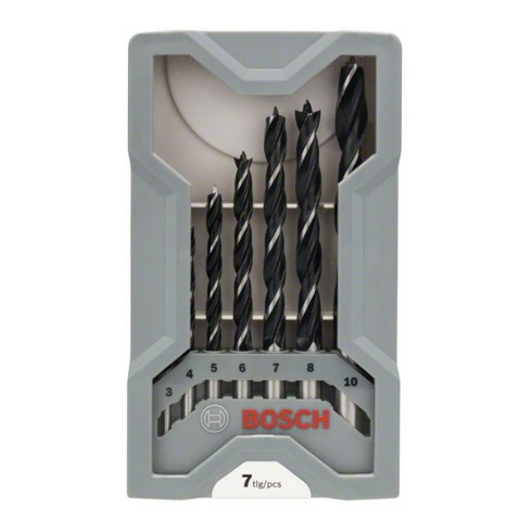 Bosch Set di punte per legno, 7 pz. 3 - 10 mm
