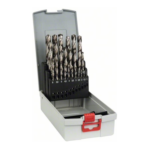 Bosch Set di punte per metallo HSS-G ProBox 25 pezzi DIN 338 135° 1-13 mm