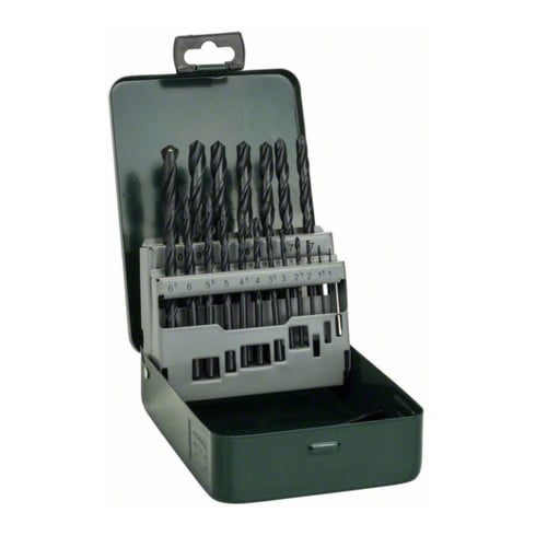 Bosch Set di punte per trapano HSS-R, per metallo, 19pz.