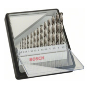 Bosch Set di punte per metallo Robust Line HSS-G DIN 135 135°, 13 pezzi 1,5 - 6,5 mm