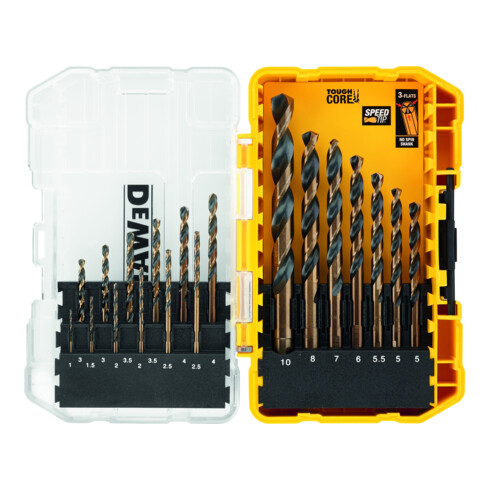 DEWALT Set di punte per metallo HSS-G, 19pz.