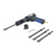 BGS Set di scalpelli ad aria compressa per scalpelli tondi da 10mm, 7pz.-3