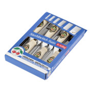 Kirschen Set di scalpelli con manico in faggio bianco in box 6-10-12-16-20-26 mm