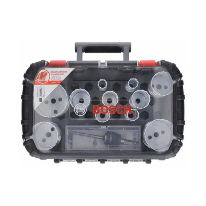 Bosch Set di seghe a tazza Endurance for Heavy Duty 13 pezzi set universale 20 - 76 mm