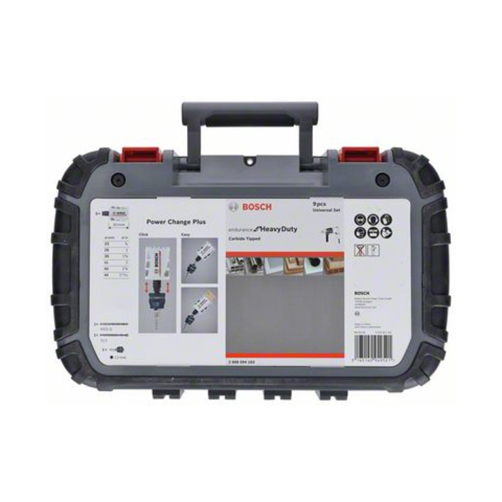 Bosch Set di seghe a tazza Endurance for Heavy Duty 8 pezzi set universale 22 - 68 mm