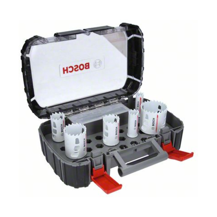 Bosch Set di seghe a tazza Endurance for Heavy Duty 8 pezzi set universale 22 - 68 mm