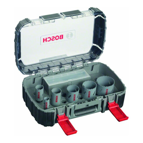 Bosch Set di seghe a tazza in bimetallo HSS per elettricisti 22 - 65 mm