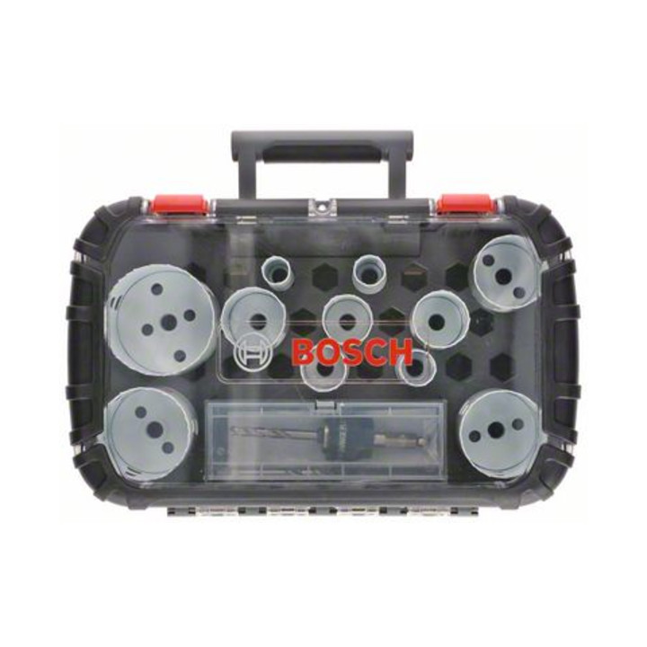 Bosch Set di seghe a tazza Progressor for Wood and Metal set universale da 14 pezzi 20-76 mm