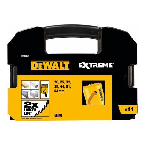 DEWALT Set di seghe a tazza per elettricisti BIM, 11pz.