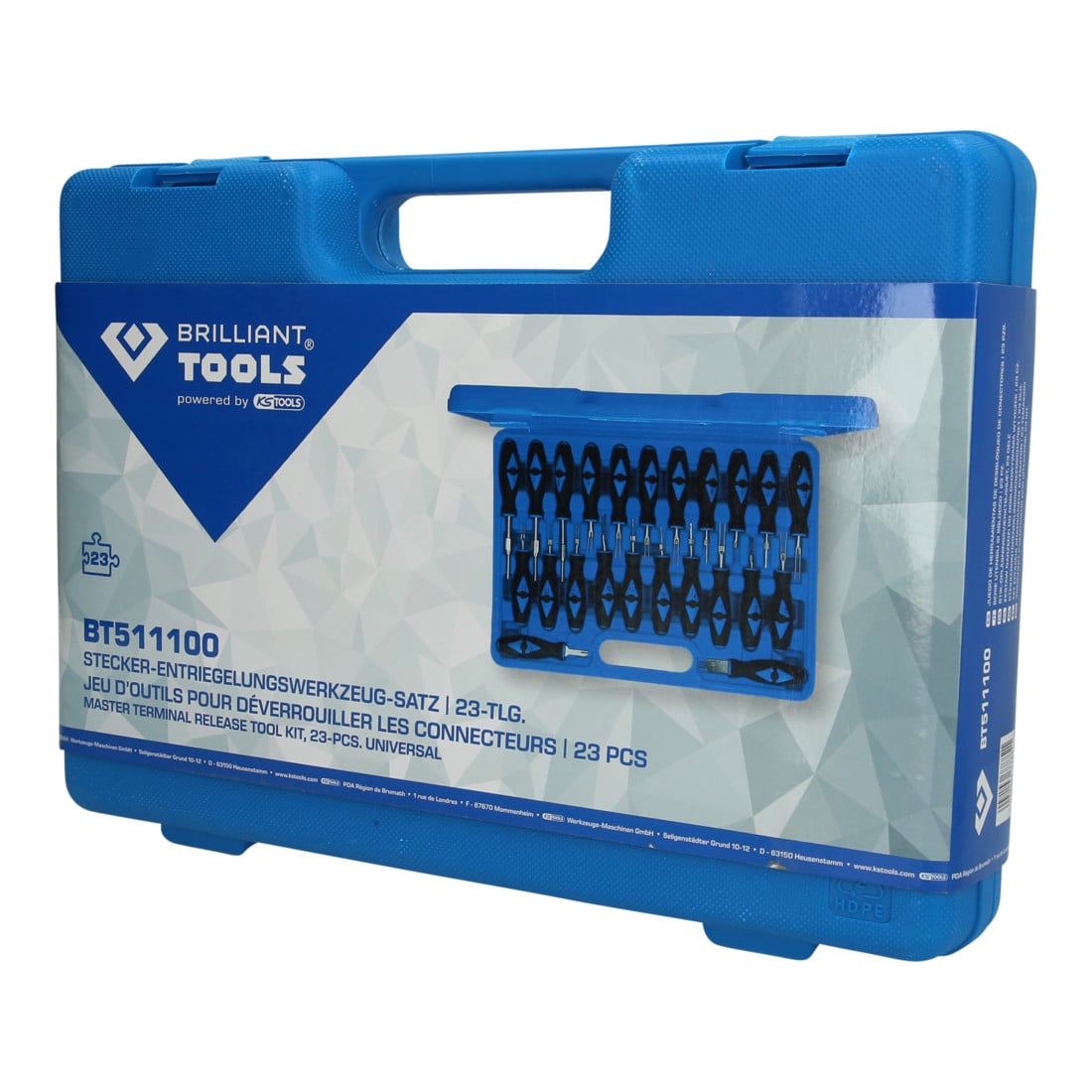 Set di utensili di sblocco di spine Brilliant Tools, 23 pz