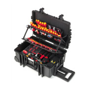 Wiha Set di utensili per elettricisti Competence XXL II con carrello integrato, 115pz. in valigetta