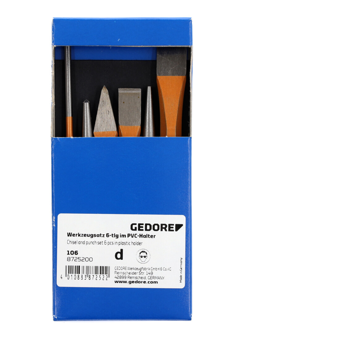 Set d'outils Gedore 6 pcs. dans un support en PVC