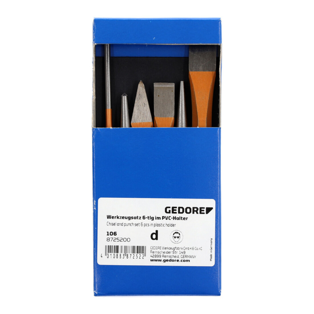 Set d'outils Gedore 6 pcs. dans un support en PVC
