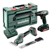 Set d'outils sans fil Metabo Combo Set 2.2.5 18V (685186000), BS 18 + SGS 18 LTX Q, metaBOX 165 L-1