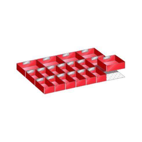 Lista Set Einsatzkästen 27x36E/36x27E (BxTxFH) 612x459x100mm