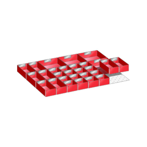 Lista Set Einsatzkästen 27x36E/36x27E (BxTxFH) 612x459x75mm