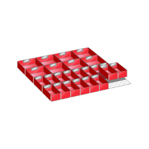 Lista Set Einsatzkästen 36x36E (BxTxFH) 612x612x50mm