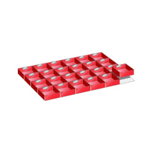 Lista Set Einsatzkästen 54x36E (BxTxFH) 918x612x100mm