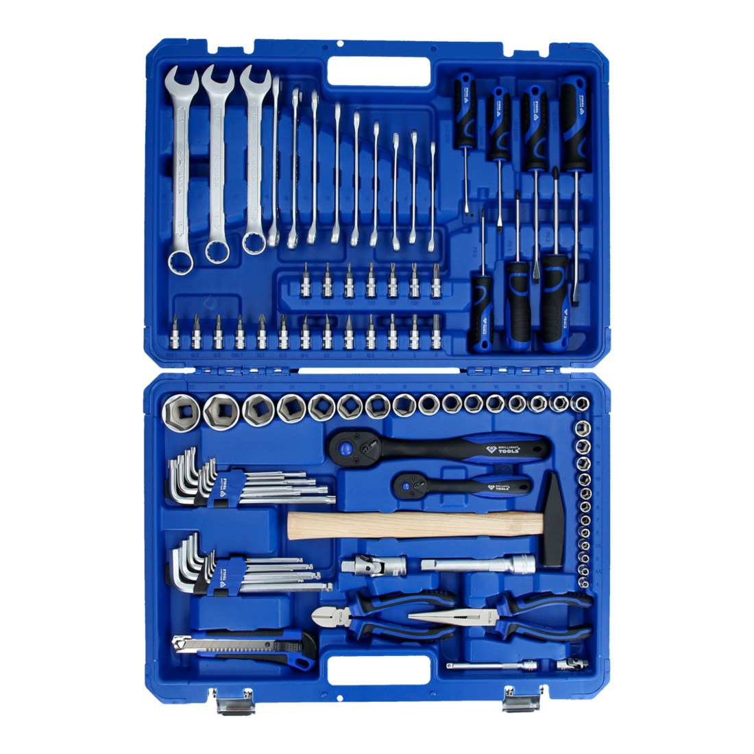 Set per valigetta universale Brilliant Tools, 95 pz