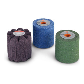 Set pour acier inoxydable pour le satinage de surfaces Fein