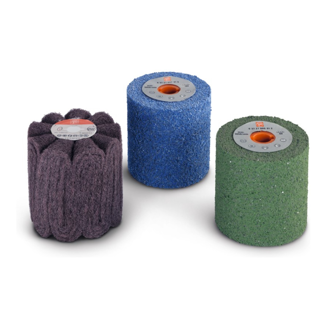 Set pour acier inoxydable pour le satinage de surfaces Fein